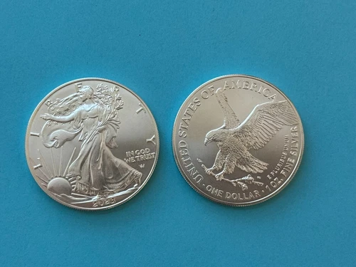 2023  American Silver Eagle - GEM BU fresh from U.S. Mint tube