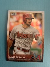 David Peralta, 2015 Topps Chrome, Arizona Diamondbacks, 45