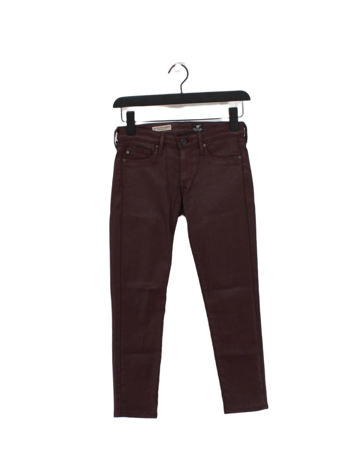 ALTRA Leggings donna AG Adriano Goldschm W 26 in cotone viola con altri jegging