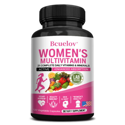 Multivitamin for Women - Highest Potency Complete Daily + Multimineral Capsules