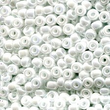 Miyuki Seed Beads White Pearl 8-420 8/0 Round Glass 22g Size 8