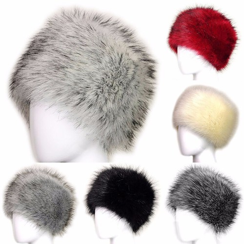 Winter Women Faux Fur Russian Hat 