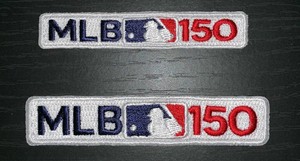 mlb 150th anniversary patch