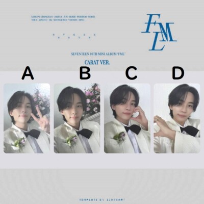 JEONGHAN SEVENTEEN - FML - CARAT ver. Official Photo card SVT