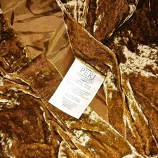 Peri Homeworks Collection. Gold Metallica Euro Pillow Sham Cover. 26x26