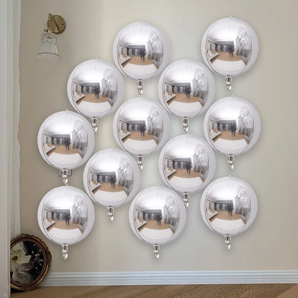 Silver Silver Birthday Decorations Large Mylar Balloons Birthday
