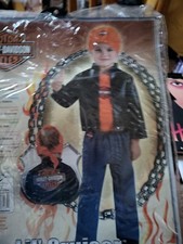 NWT Lil Cruiser Harley Davidson Biker Costume Toddler 2-4 Jacket Pants Halloween