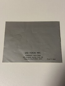 Golgo 13: Top Secret Episode (Nintendo Entertainment System, 1988) NES w/ Manual