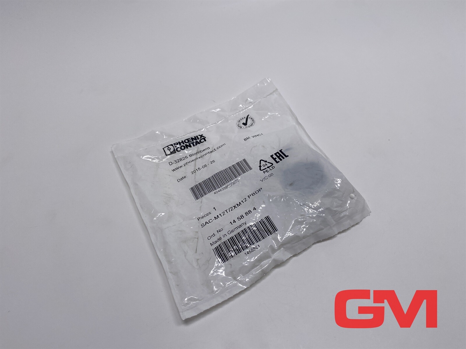 Phoenix Contact T-Distributor SAC-M12T/2XM12 PBDP 1458884 4-Pole