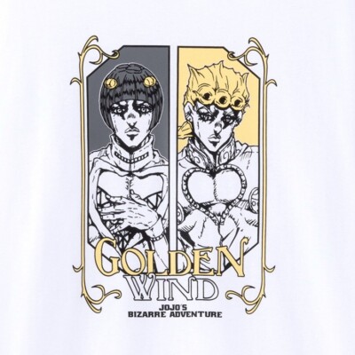 Jojo's bizarre adventure Long Sleeves T-shirt White JP L size