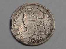 1835 US Bust Half Dime - Slight Bend.  #32