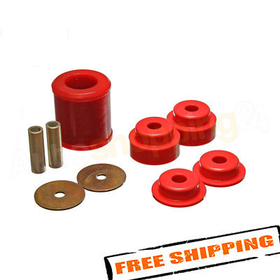 Energy Suspension 7.1119R Red Rear Differential Carrier Bushing Set