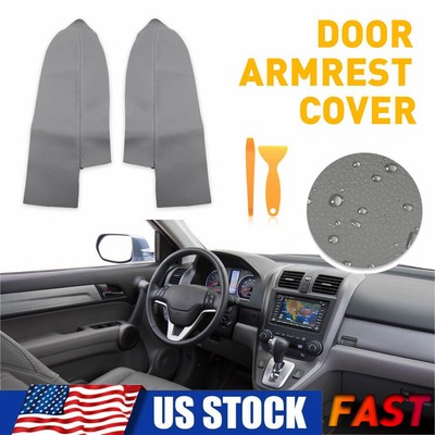 Honda CRV Armrest Cover 2 Pcs Microfiber Leather Armrest Cover
