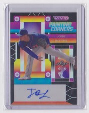 2022 LEAF VIVID PAINTING CORNERS BLACK PARALLEL 12/20 JOSE BUTTO #PC-JB2 METS