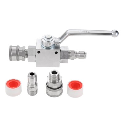 #ad #ad High Pressure Washer Ball Valve Kit 3 8” Quick Connect For Pressure Washer Part $51.88