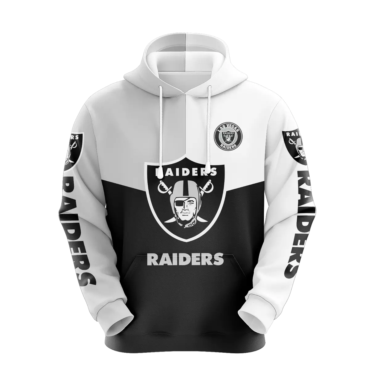 Las Vegas Raiders Football Hoodies Casual Jacket Zipper Sweatshirts Hooded  Coat