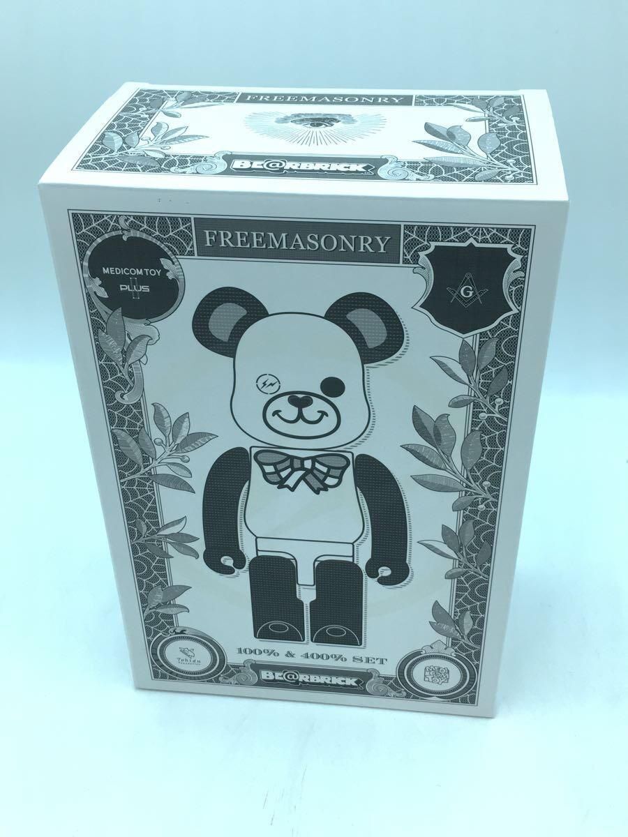 BE@RBRICK FREEMASONRY fragment 100％400%白 Medicom x Freemasonry x Fragment Design White 100% 400