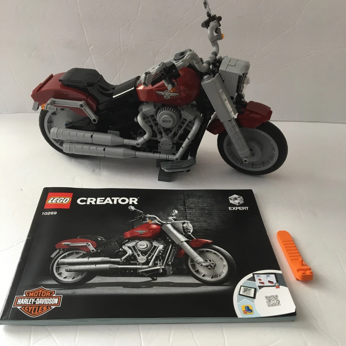 Harley-Davidson® Fat Boy® LEGO® Creator Expert Set