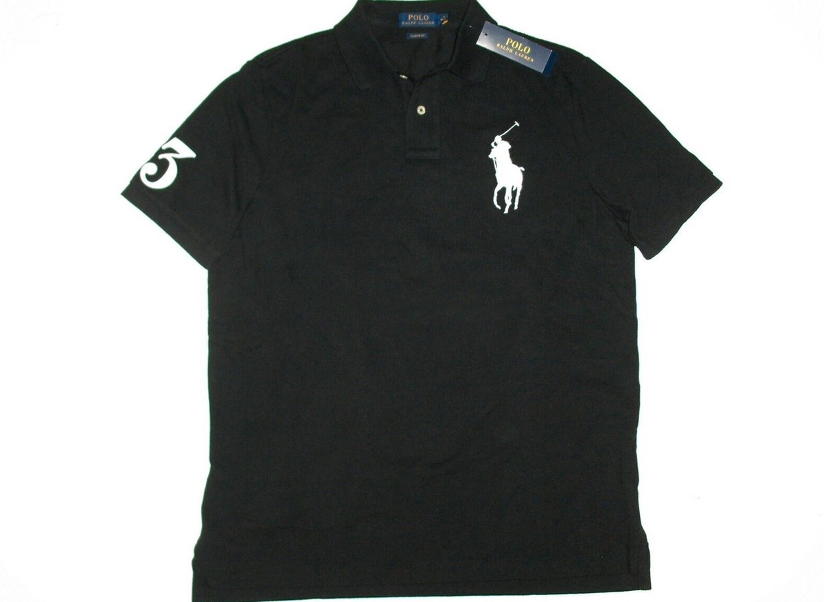 POLO RALPH LAUREN Men's Big Pony Classic Fit Mesh Polo Shirt