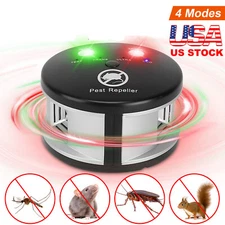 Powerful Ultrasonic  with 360° Electronic Control to Keep Rats Cats & Mice Away
