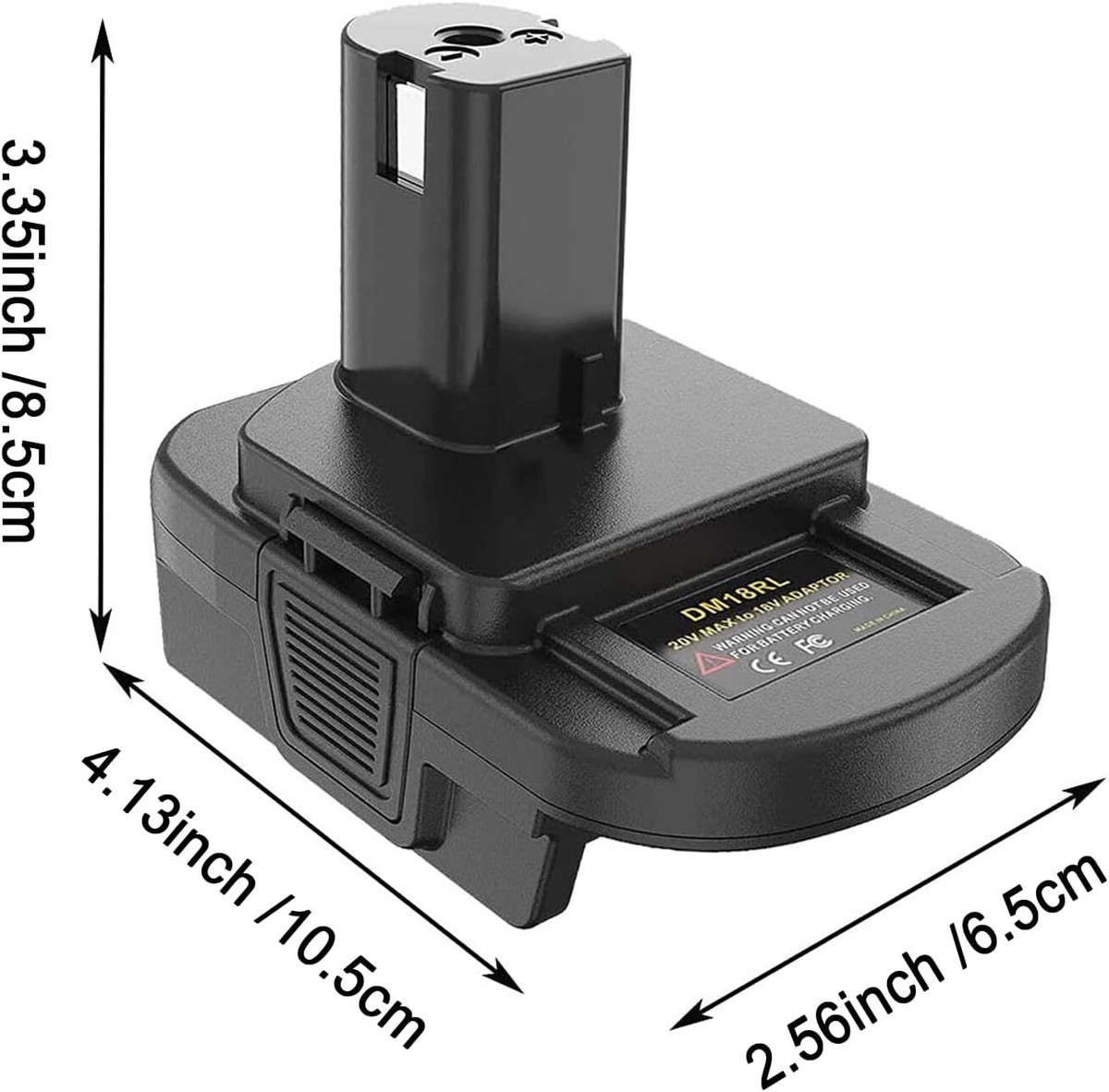 For Bauer 20V Li-ion Battery Adapter Converter to for Dewalt 18V Power Tools New