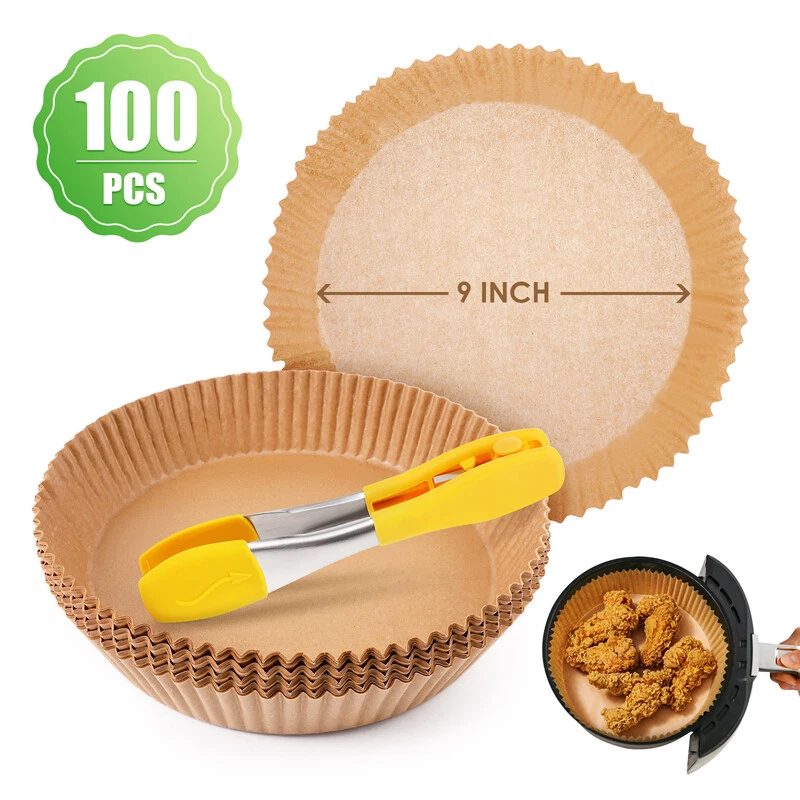 Air Fryer Liners 100 pcs Disposable Parchment Paper Liner Non Stick Food