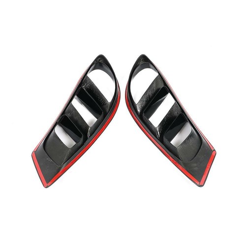 Front Bumper Grill Fog Lamp Air Vent Cover Glossy For Mercedes Benz W218 Sport - Picture 10 of 12