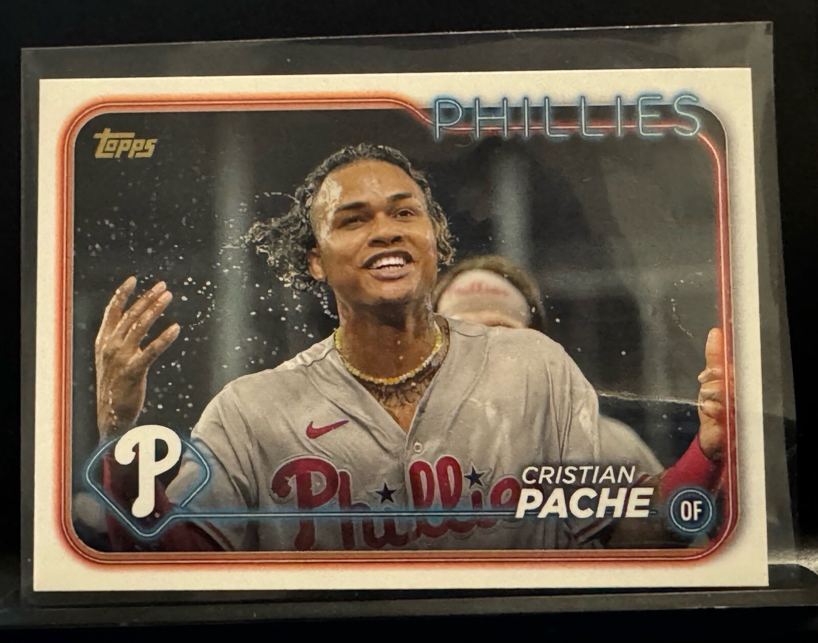 2024 Topps Series 2 Cristian Pache #456 GOLDEN MIRROR SSP!!! Phillies