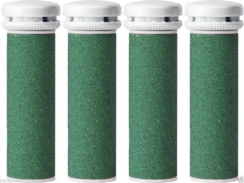 4 x Emjoi Micro Mineral Compatible Pedi Extra Coarse Replacement Rollers - Picture 1 of 2