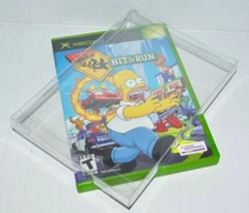 5 Video Game Clear Plastic Protectors Cases Sleeves Display For Microsoft Xbox