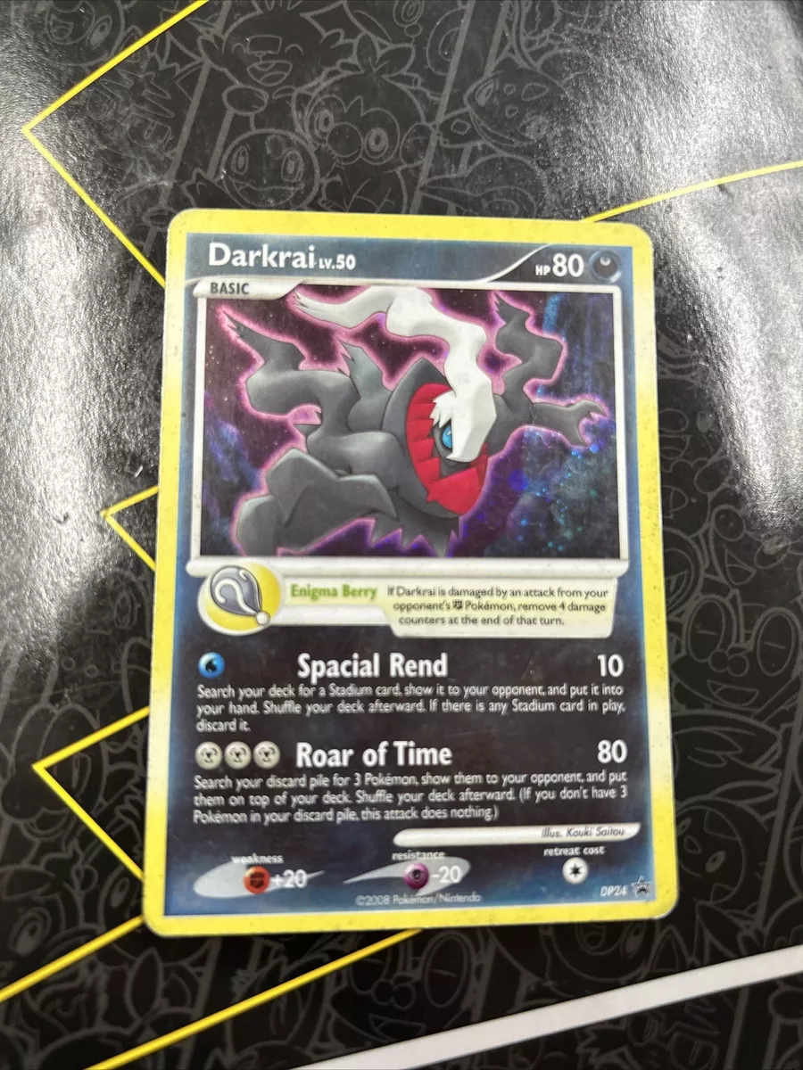 Pokemon Diamond & Pearl Holo Rare Promo Card - Darkrai DP24