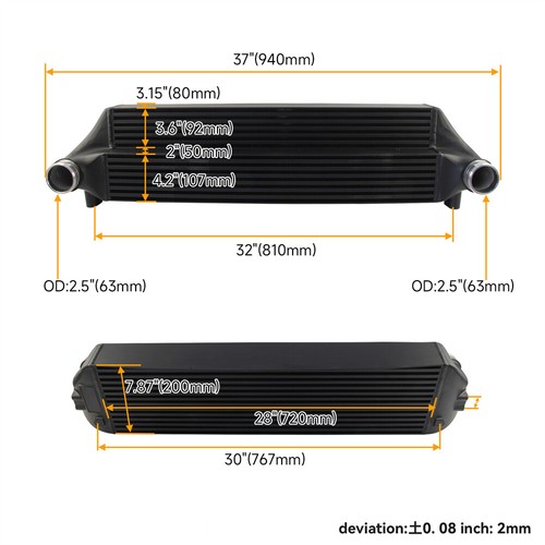 Competition Intercooler for Ford Focus ST MK4 2.3 Ecoboost Models 2018-2022 - Picture 7 of 11
