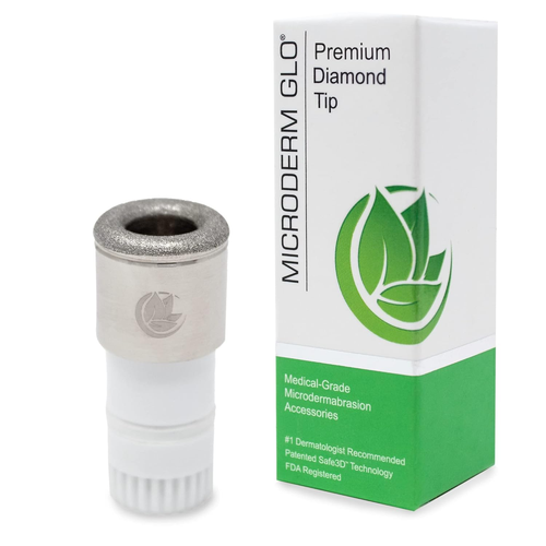 Premium Diamond Microdermabrasion Tips by - Medical Grade Stainless Steel Acces