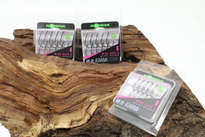 Korda Kamakura Wide Gape X Size 4 6 8 Karpfenhaken Carp Hooks Ultra Sharp OVP
