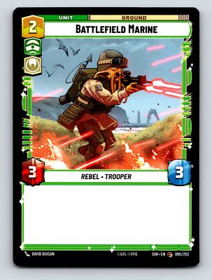Command Villainy Battlefield Marine Rebel Trooper Unit Ground No Ability