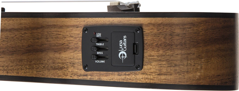 LUNA High Tide Koa Concert acoustic electric UKULELE new UKE w/ Gig Bag - Image 3 of 3