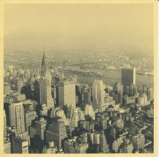 VINTAGE PHOTO OF NEW YORK CITY FROM ABOVE