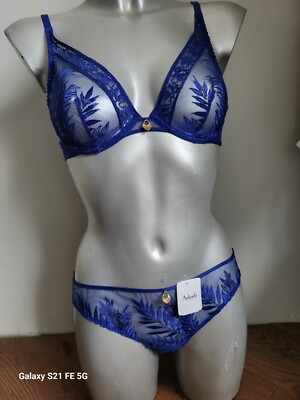 AUBADE soutien gorge 90C/slip3 Parenthèse Tropica NEUF avc etiquette val180euros