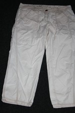 Damenhose in Gr. 40, 3/4 lang, beige, von Opus, Baumwolle