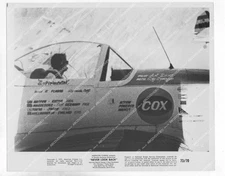 o24549 1973 orig photo David Young in custom airplane film Never Look Back orp-2