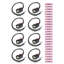 8X For Ford V6 V8 Flex F150 3.5 3.7 5.0L Ignition Coil Connector Plug Cable Wire