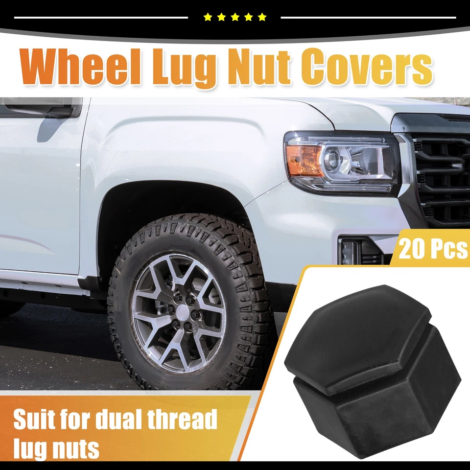 Pieza de 20 cubiertas de tuerca de rueda aptas para Land Rover Range Rover Sport 2006-2013 Foto 2 de 4