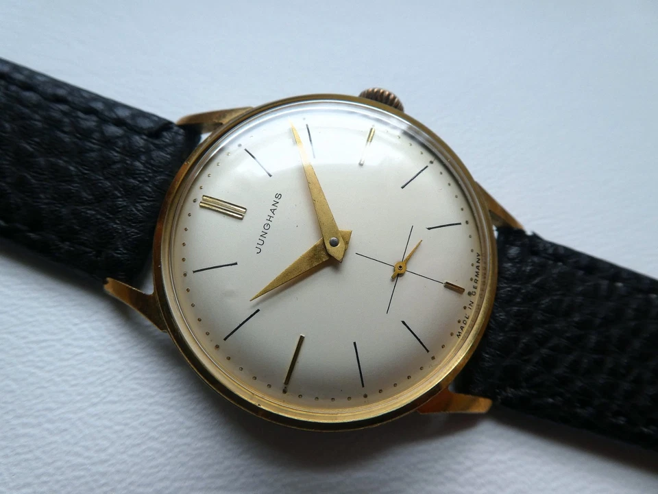 Wow! Hermoso reloj de vestir vintage muy raro 'Max Bill' Junghans para hombre años 50! Foto 2 de 4