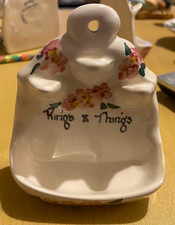 Toni Raymond Pottery - Vintage Hand Painted Rings & Things 1