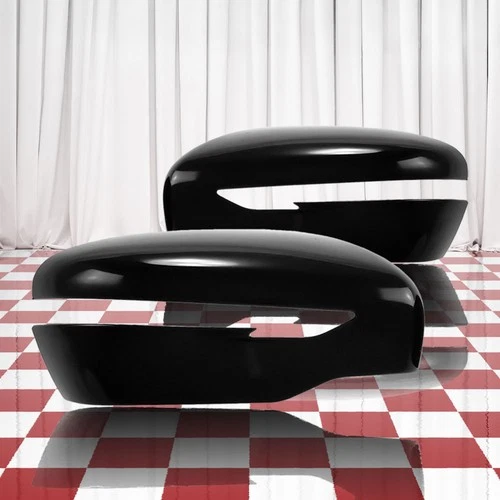 Set of 2 Left and Right Chrome Top Half Mirror Covers for 2015-19 Nissan Murano