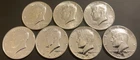 1964 1965 1966 1967 1968S 1969S 1970S Kennedy Proof Half Dollar 7 set 40% silver