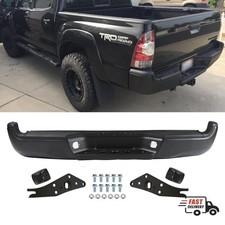 New Complete Black Rear Step Bumper Assembly For Toyota Tacoma 2005-2015 New Complete Black Rear Step Bumper Assembly For Toyota Tacoma 2005-2015