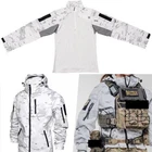 Men's G 3 Tactical Coat Jacket , Shirt MCAP Snow Camouflage