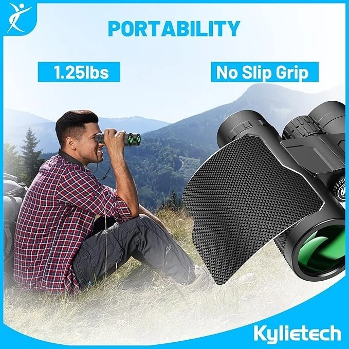 Fernglas für Erwachsene 12x42 Ferngläser mit Stativ Wasserdichtes - Bild 3 von 4