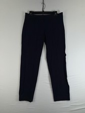 Talbots Pants Womens 8 Navy Signature Dress Slacks Ankle Career Trouser